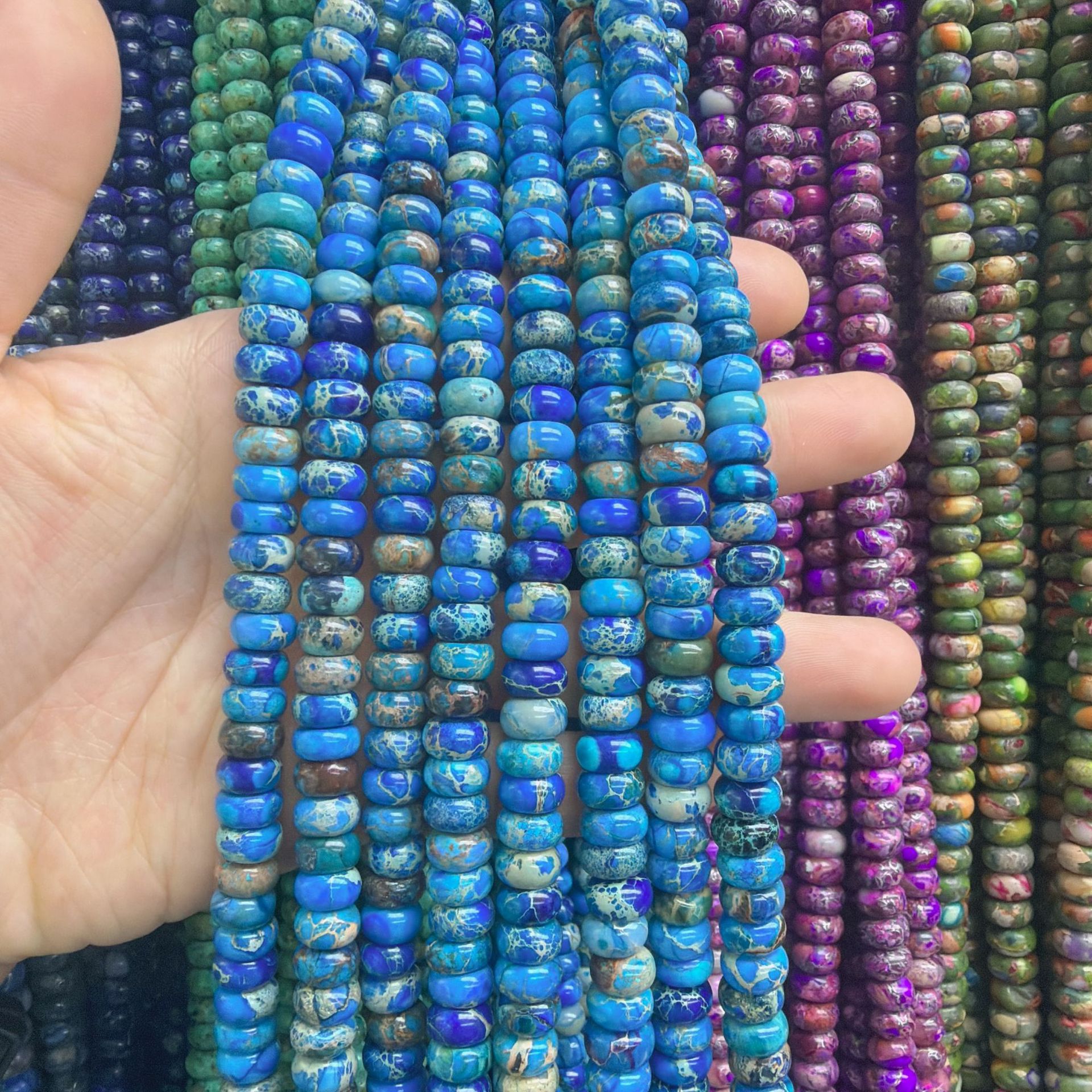 Lapis lazuli blue 4*6mm