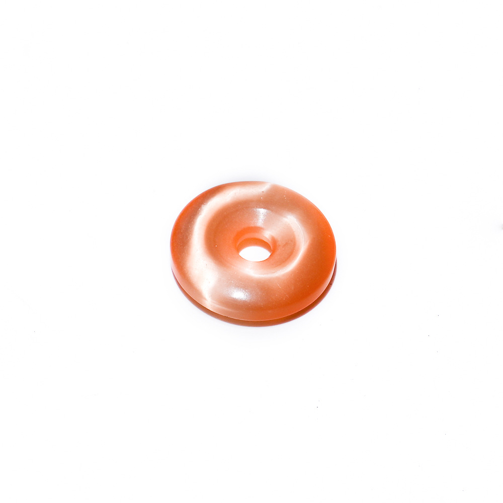Orange cat's eye stone