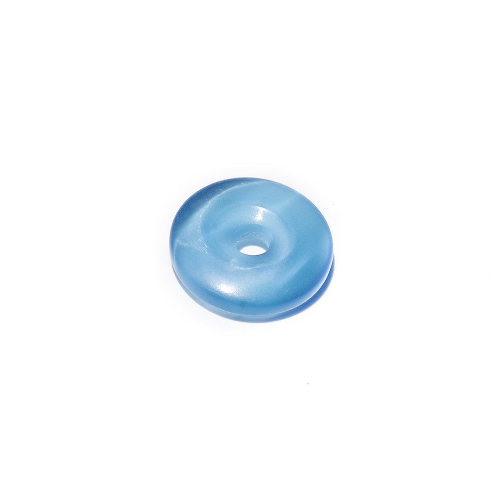 Ocean blue cat's eye stone