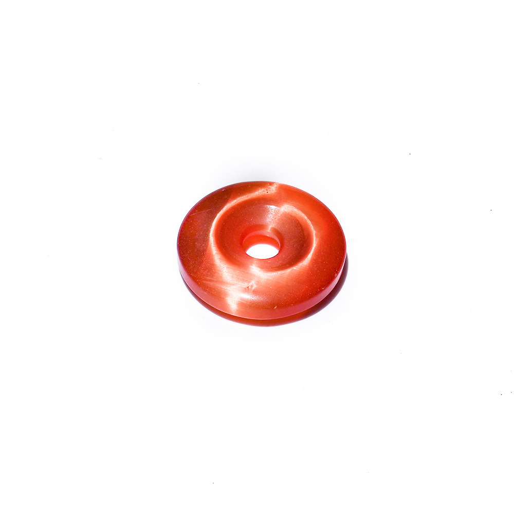 6:Red orange cat's eye stone