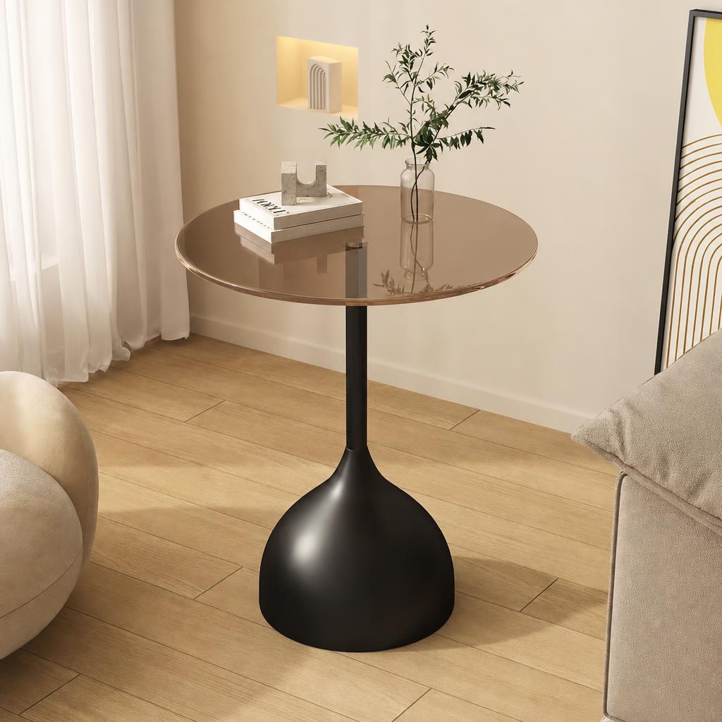 Tall black   glass height 60 diameter 40