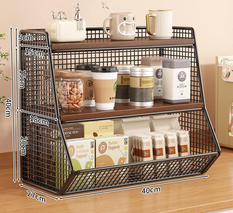 Double layer medium black walnut board single compartment