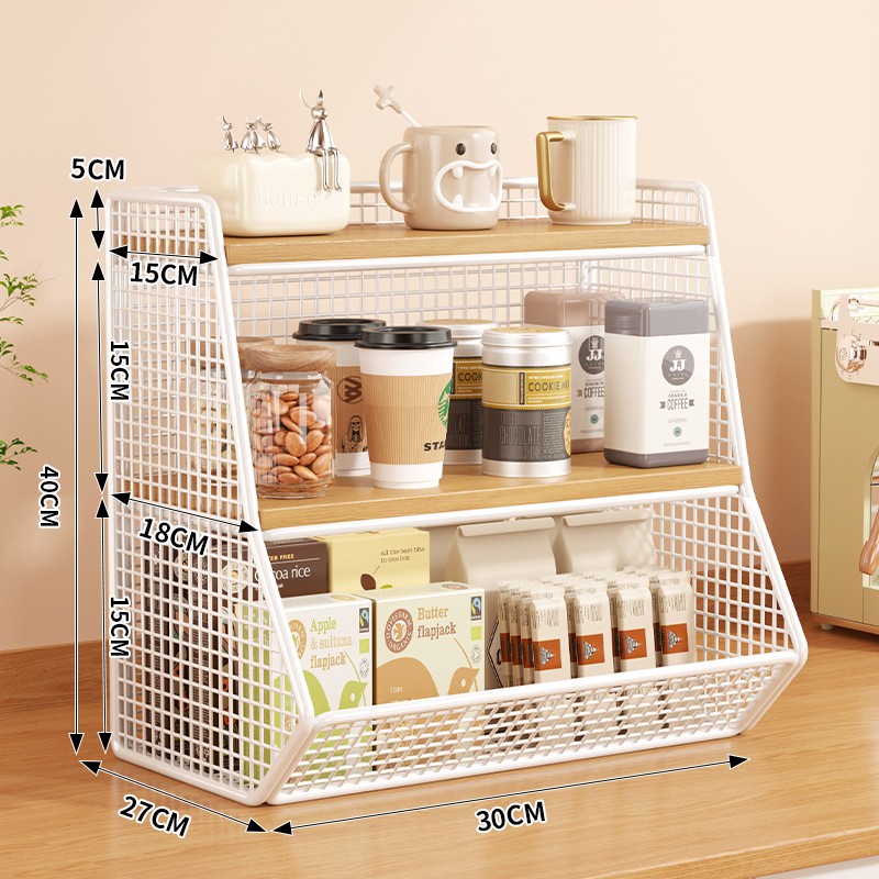 Double-layer small white wood single compartment