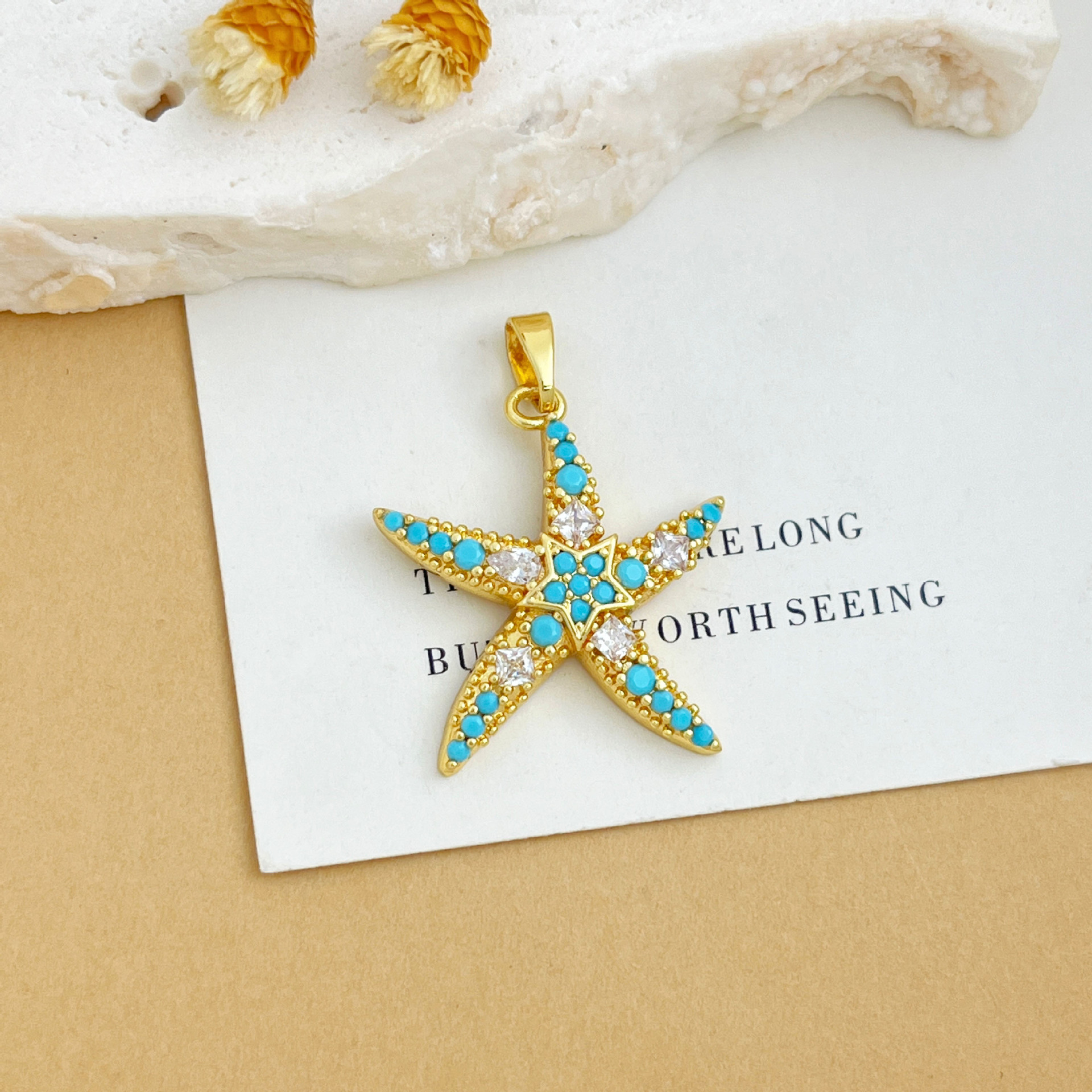 5:Xl4554 starfish pendant gold