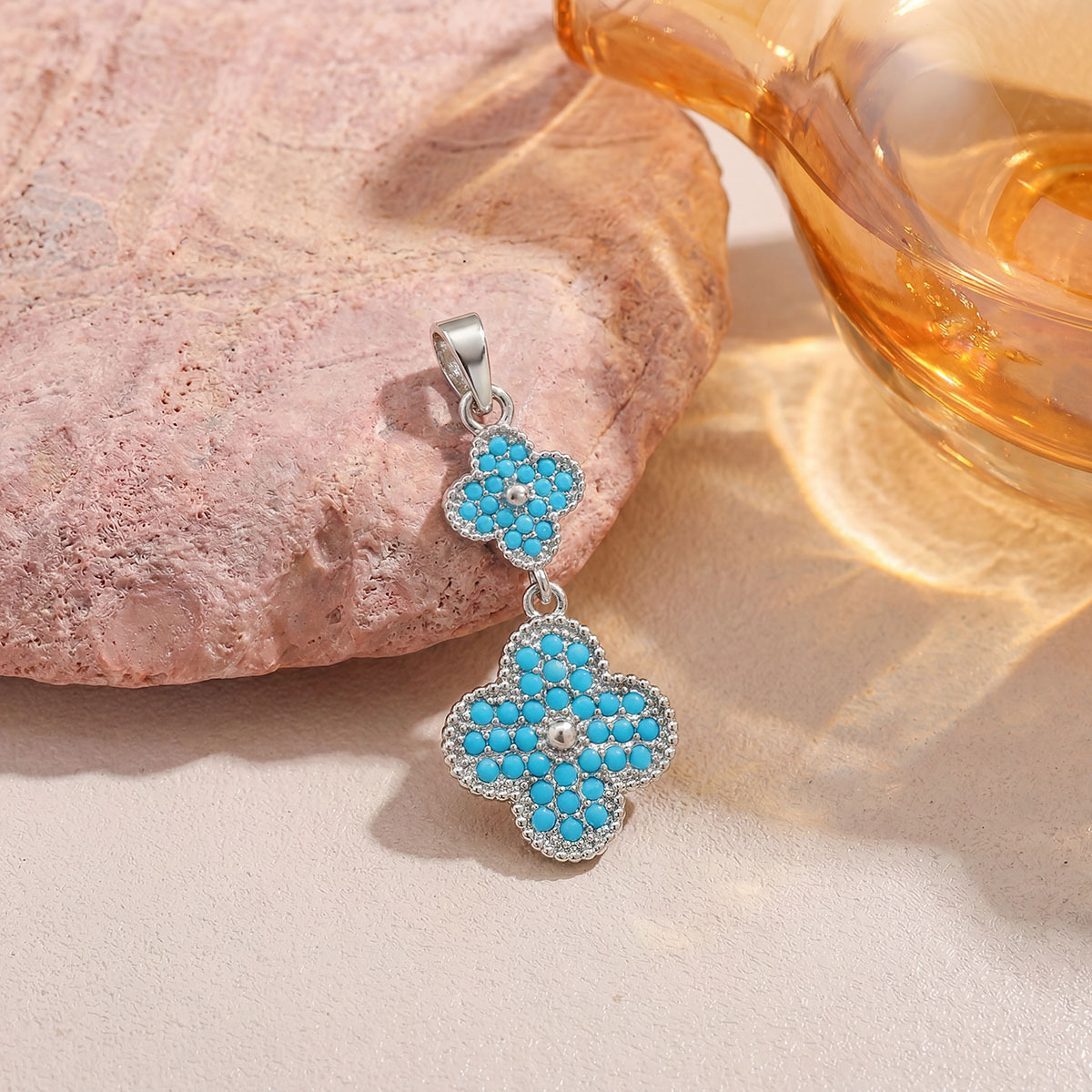 3:Xl1723 clover pendant silver