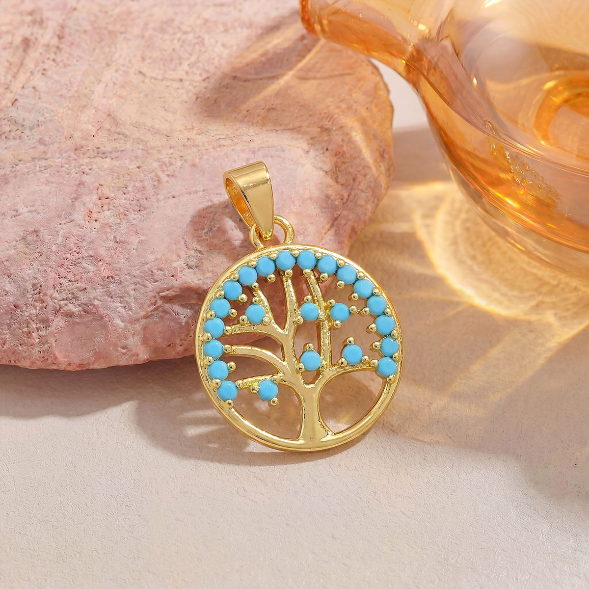 6:Xl1987 big tree pendant gold