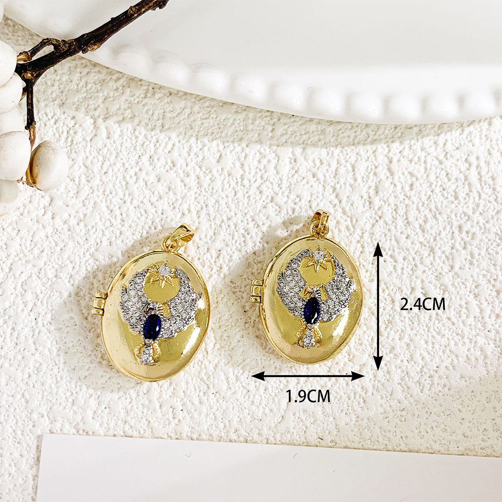 3:Xl3706 eagle opening and closing pendant two colors