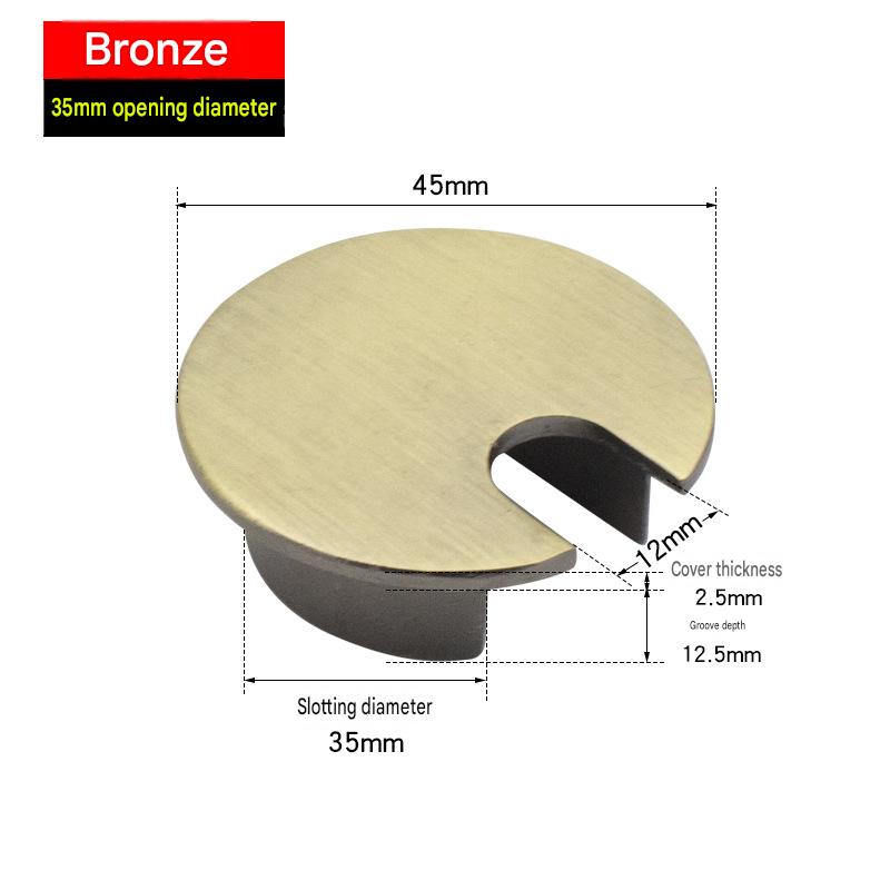 Zinc alloy wire box opening 35mm (Qinggu)