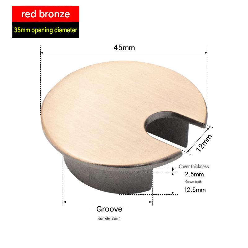 Zinc alloy wire box opening 35mm (Honggu)