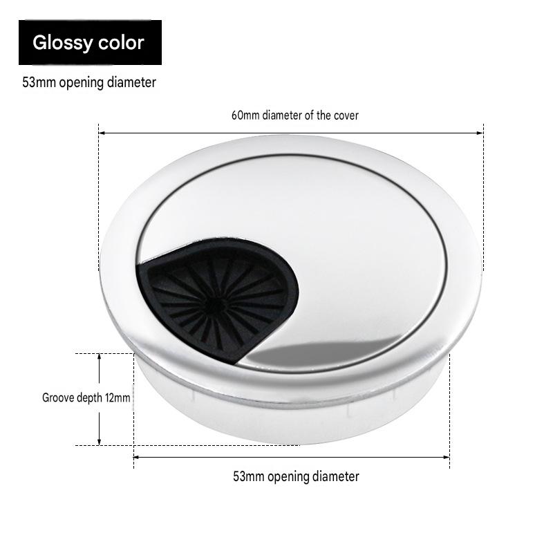 Zinc alloy wire box opening 53mm (bright light)
