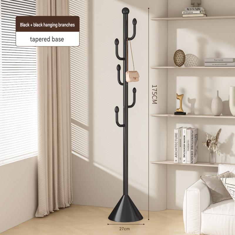 [original upgrade]-cactus coat rack-black rack black jujube reinforced tapered chassis