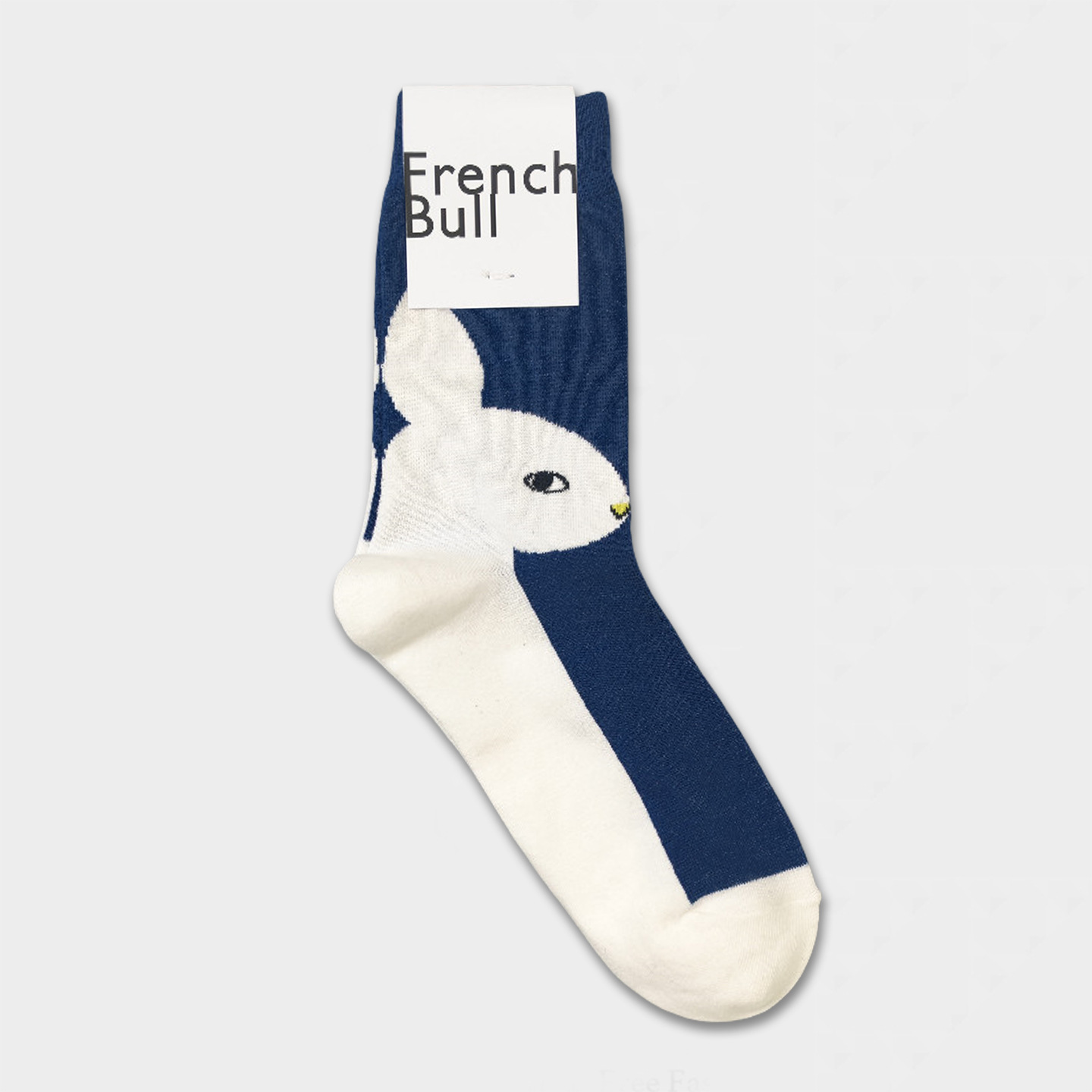 Rabbit/blue and white