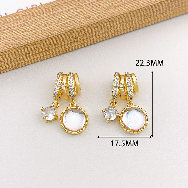 14:Xl4571 aurora round pendant gold