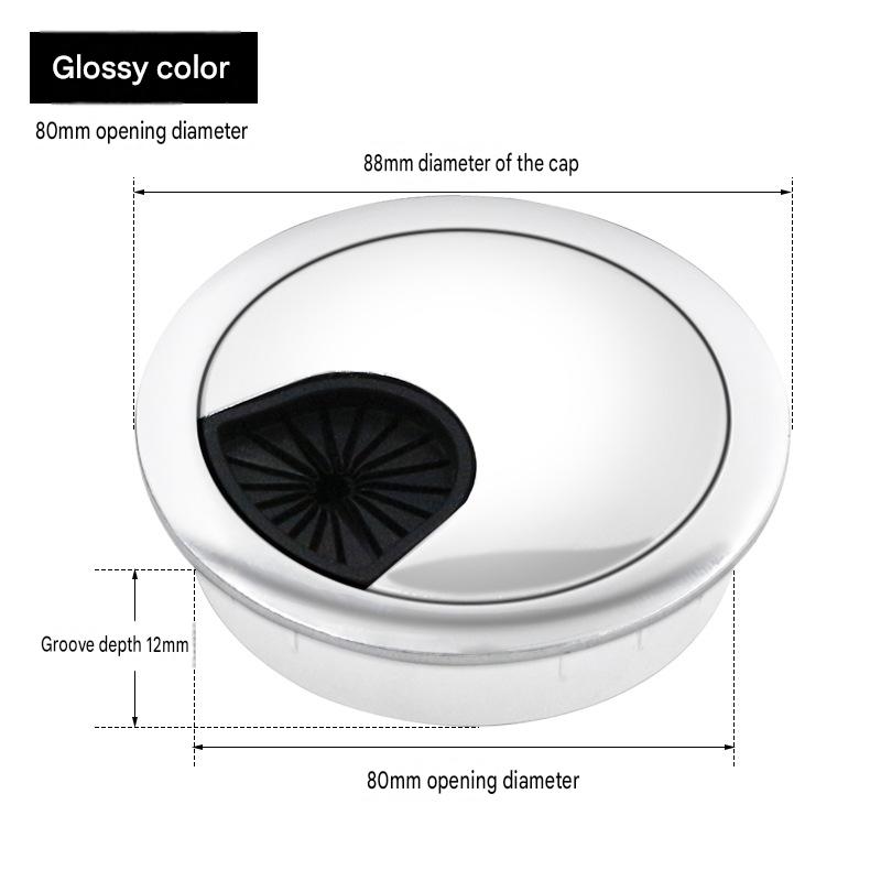Zinc alloy wire box opening 80mm (bright light)