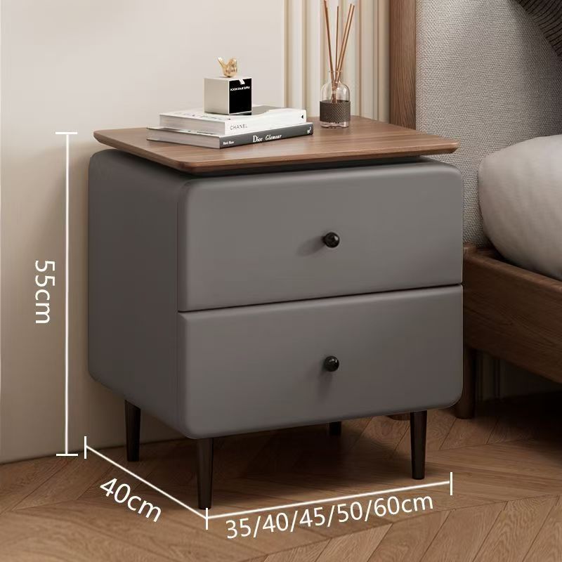 Dark gray-solid wood ecological board