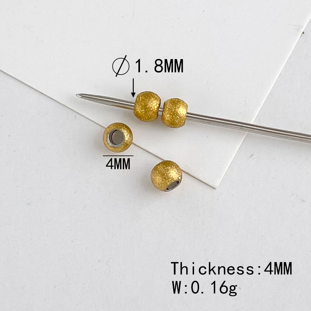 1:1#gold 4mm