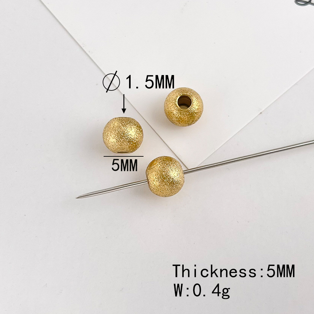 5:5#gold 5mm