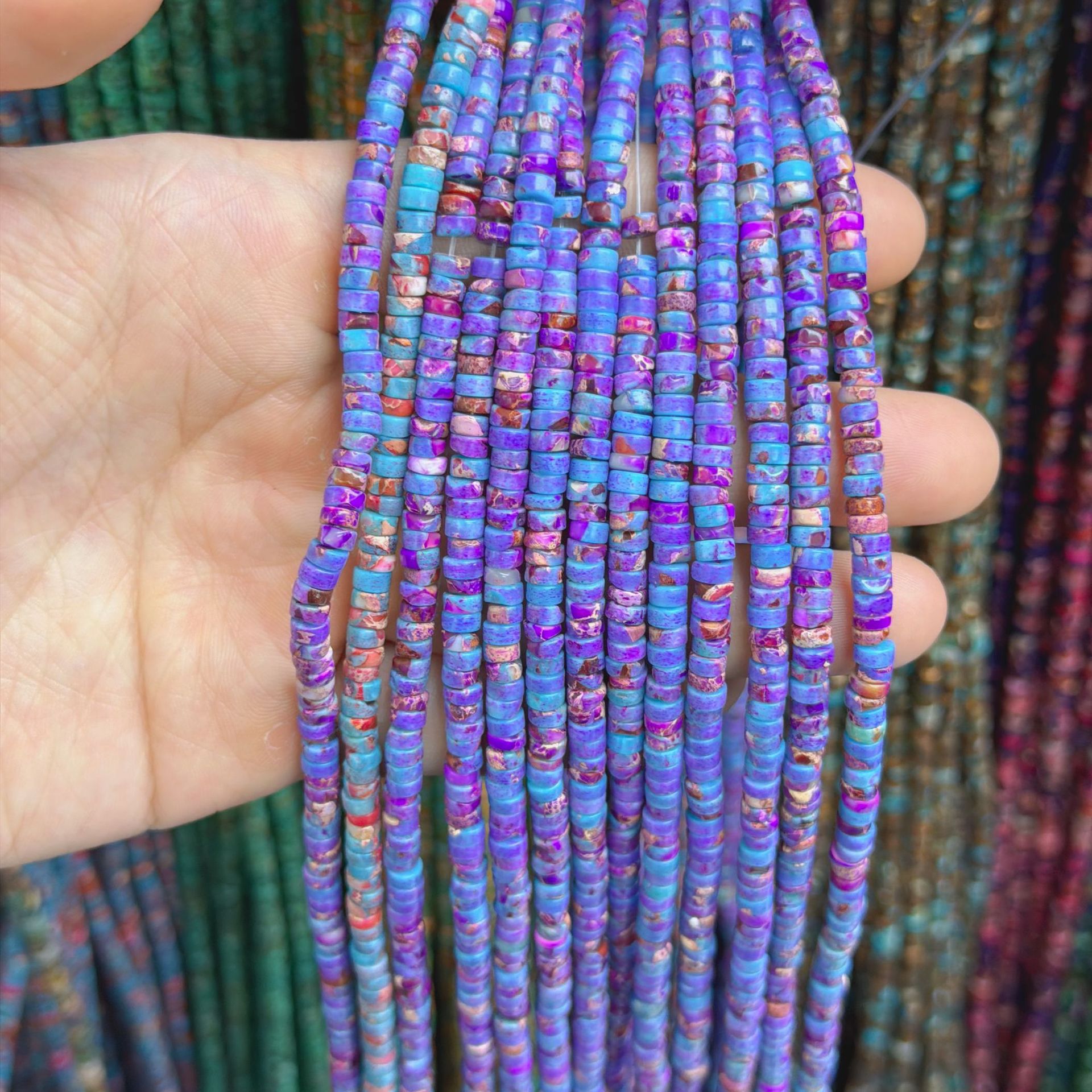 Bright purple 6*10mm