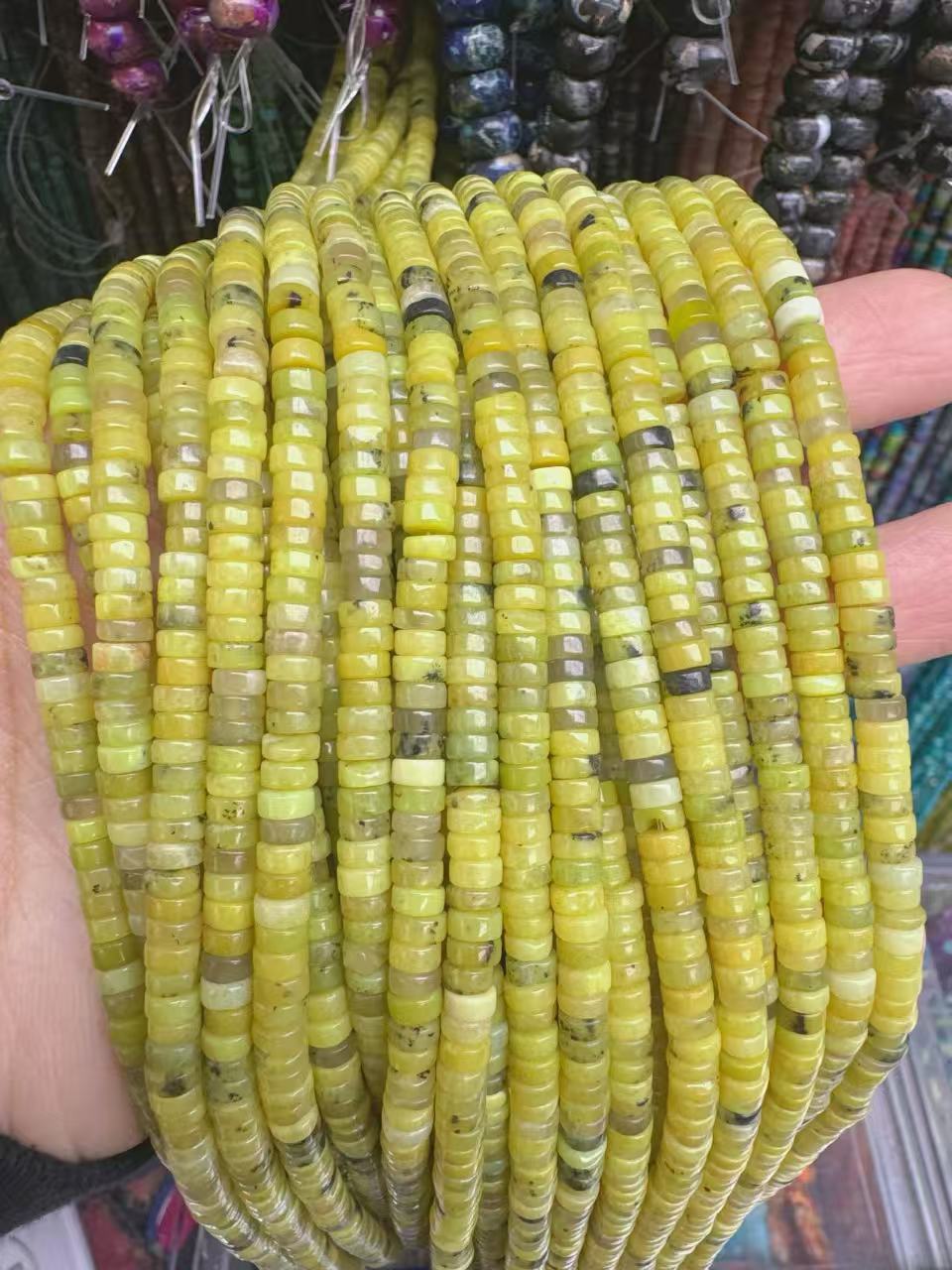 Lemon yellow 6*10mm