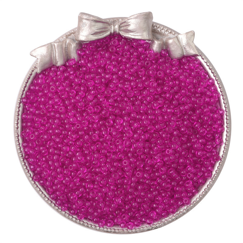 Rose red 4mm hole 1mm