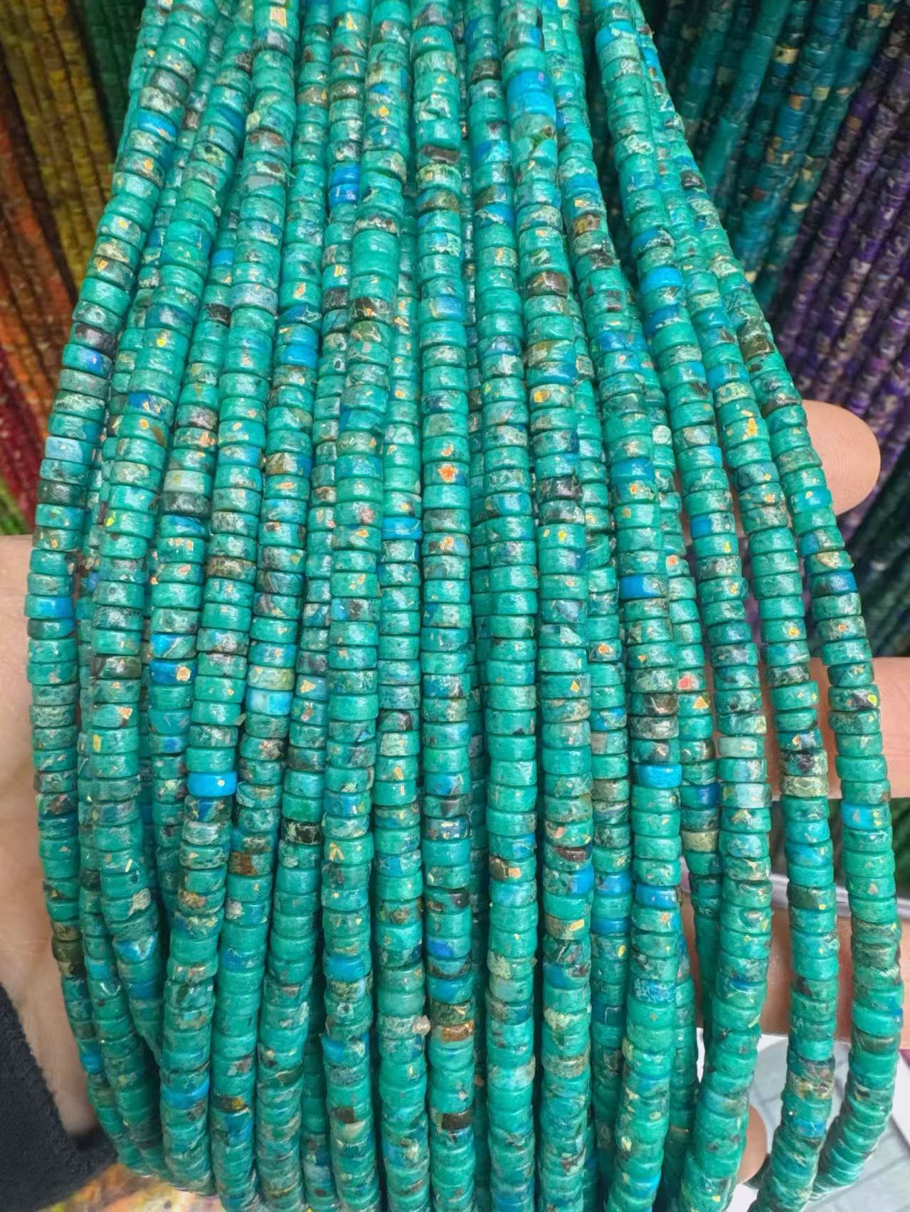 Turquoise green 4*6mm
