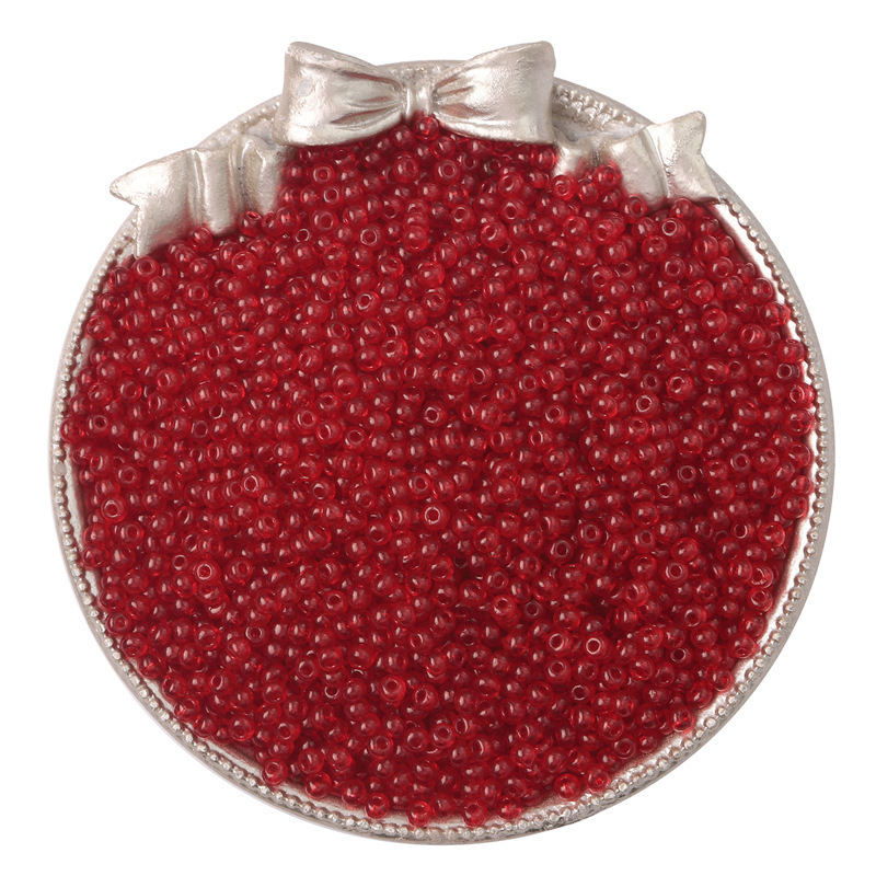 Deep red 4mm hole 1mm
