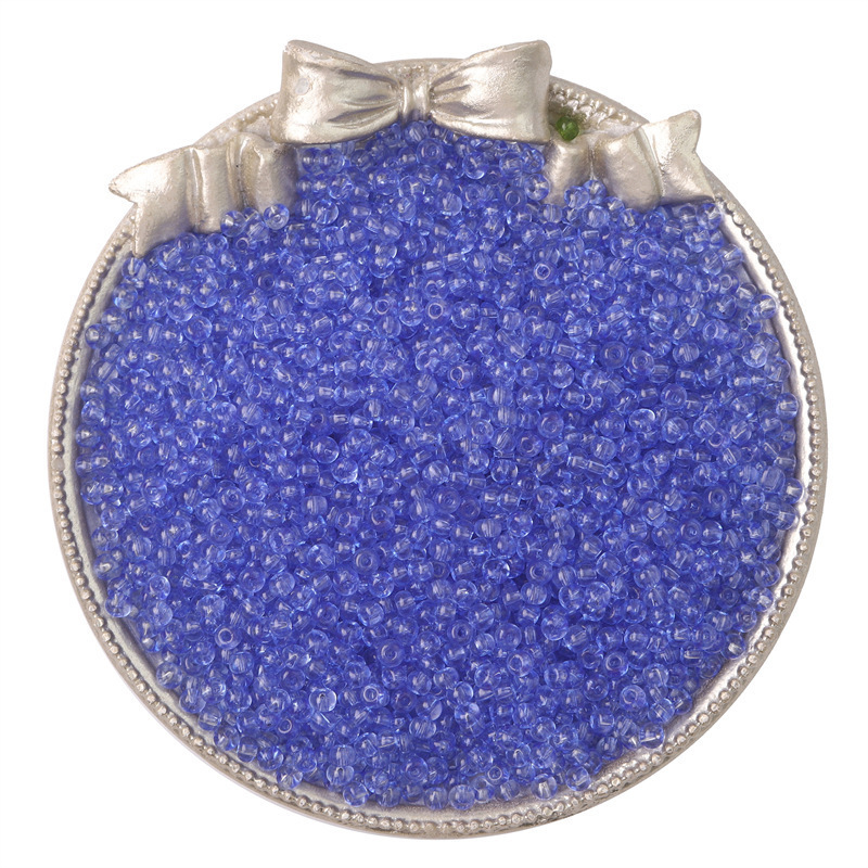 Aqua blue 2mm hole 0.8mm