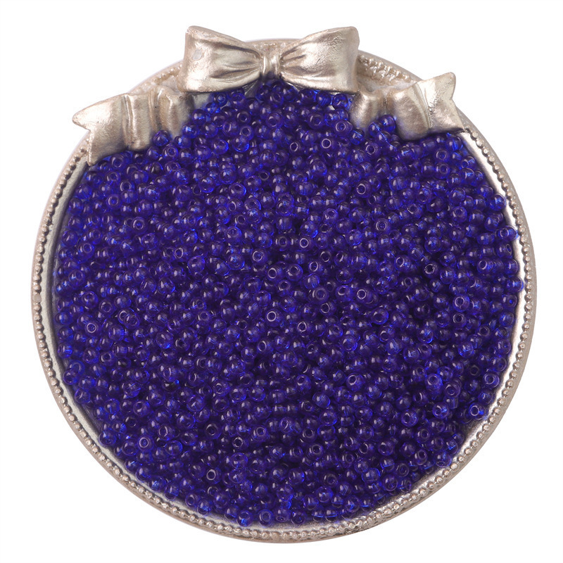 Royal blue 4mm hole 1mm