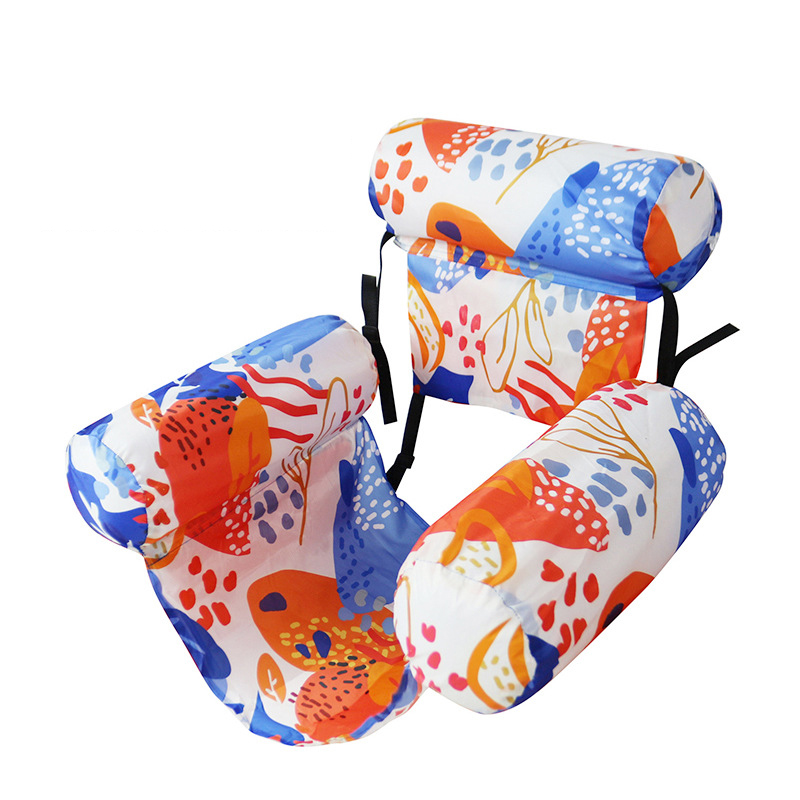 Triple-Bar Fabric Sleeve Leaf Hammock - Orange