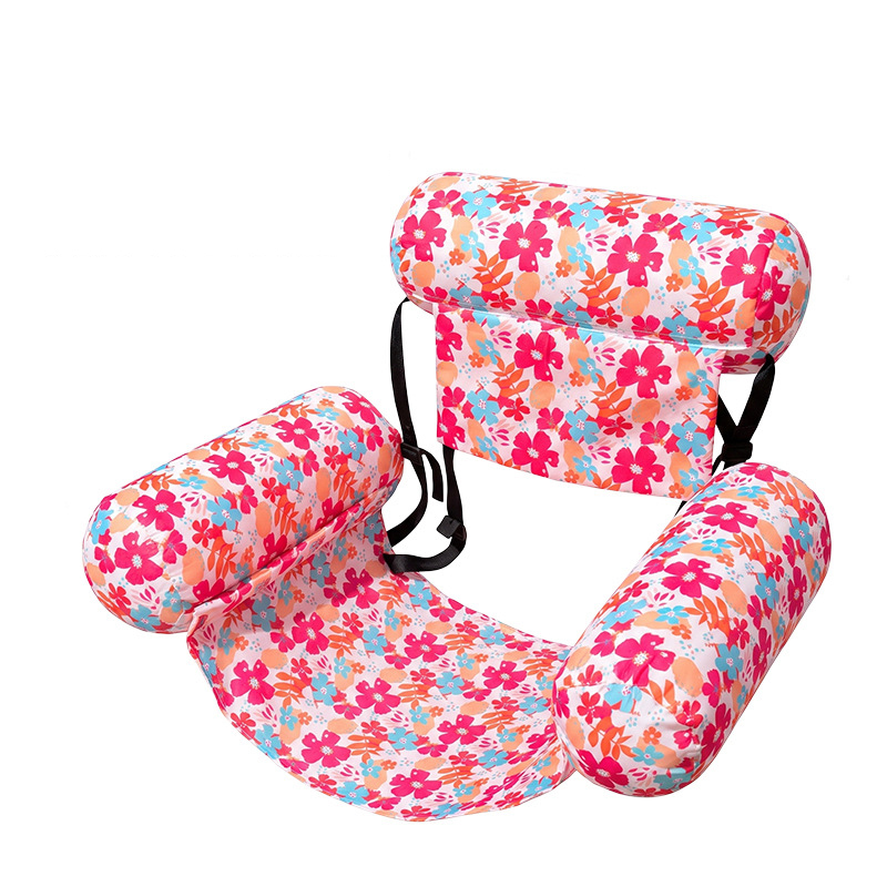 Triple-Pipe Fabric Flower Hammock - Pink
