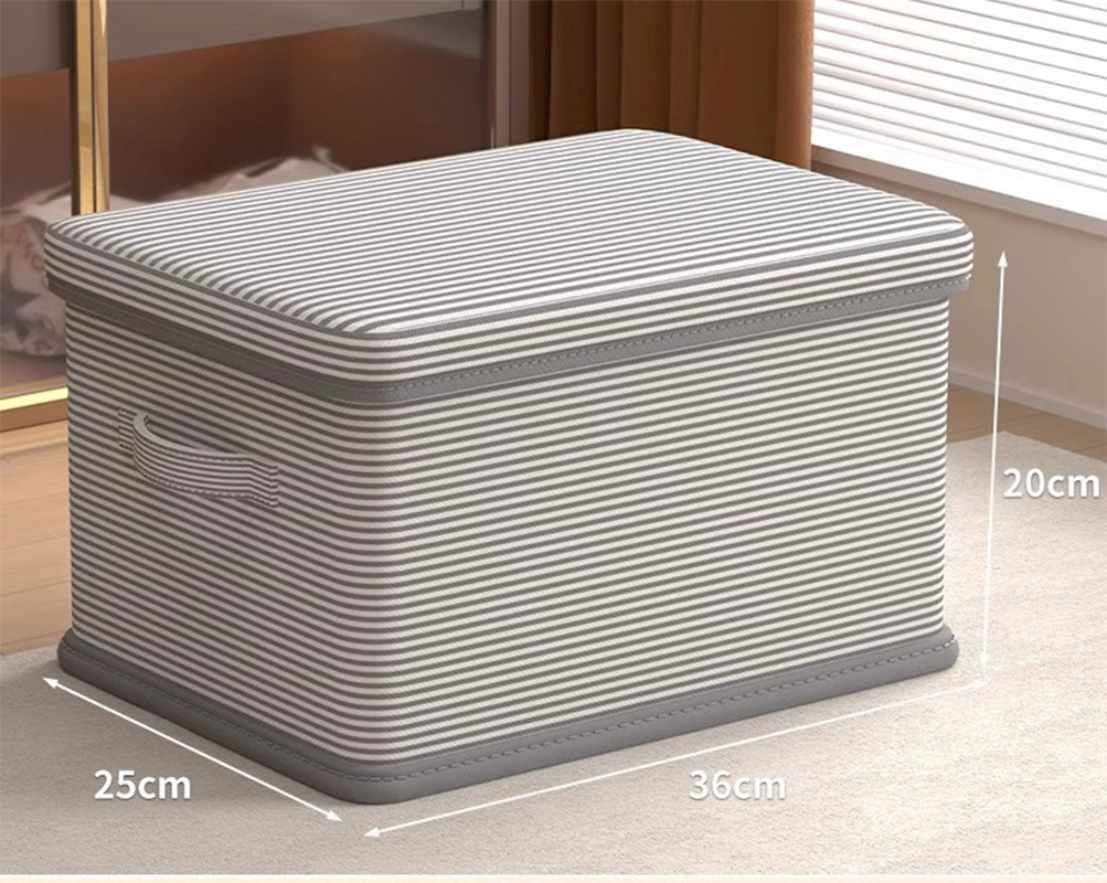Gray striped medium size [36*25*20]