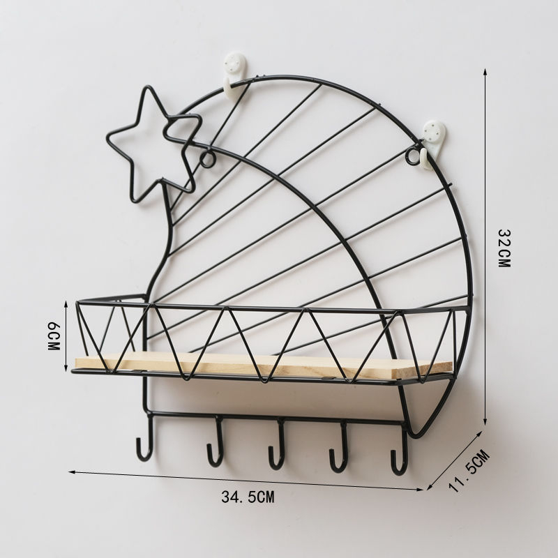 Black Moon Decoration Hook