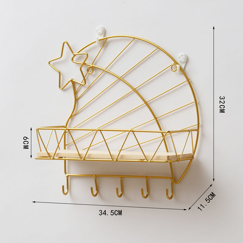 Golden Moon Decoration Hook