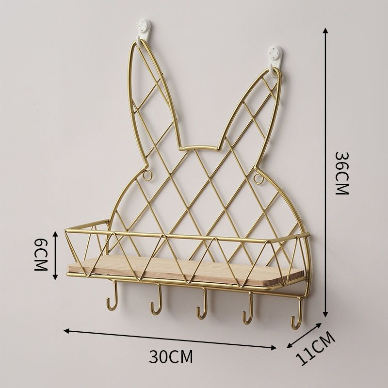 Gold-Rabbit Decoration Hook