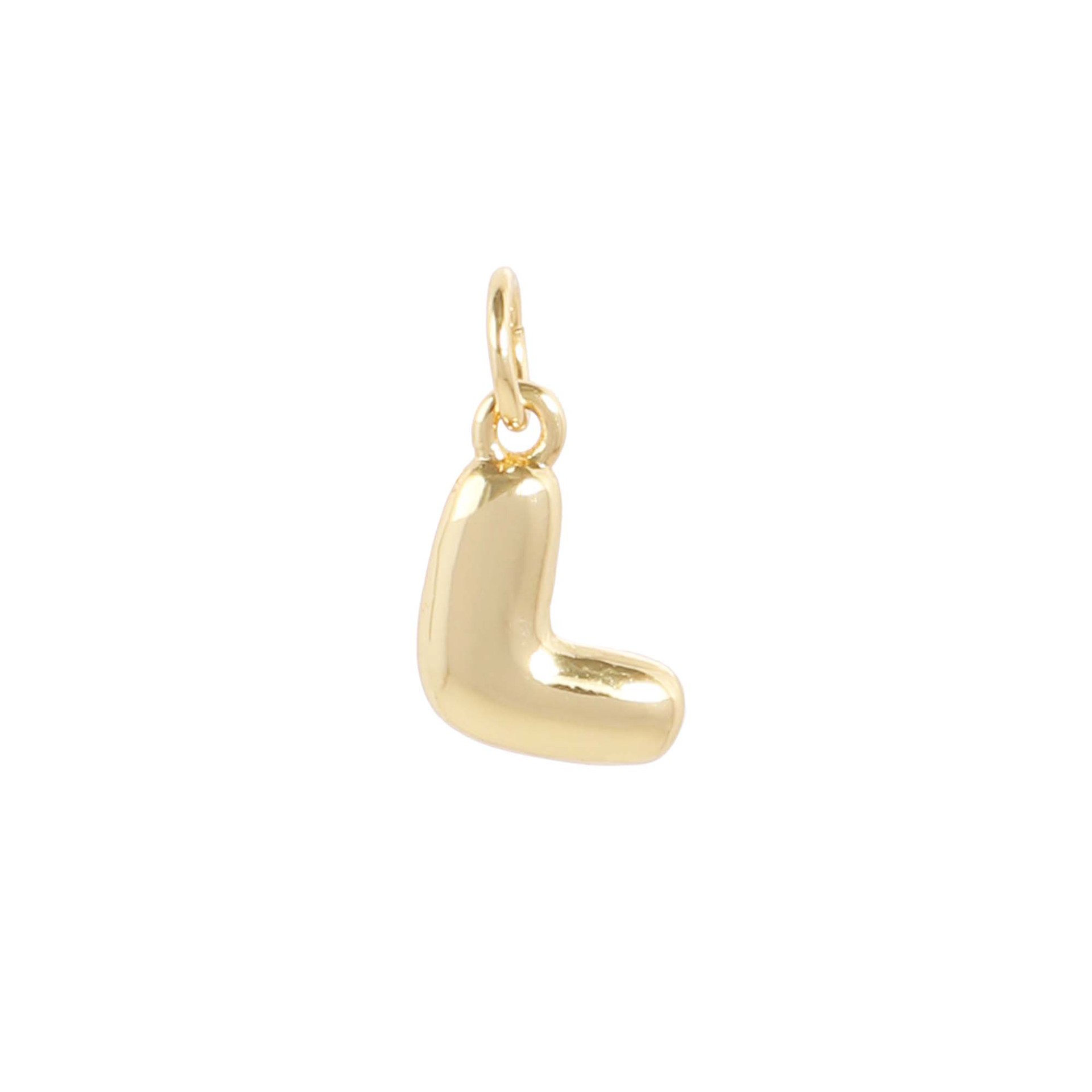 12:18k gold single letter l
