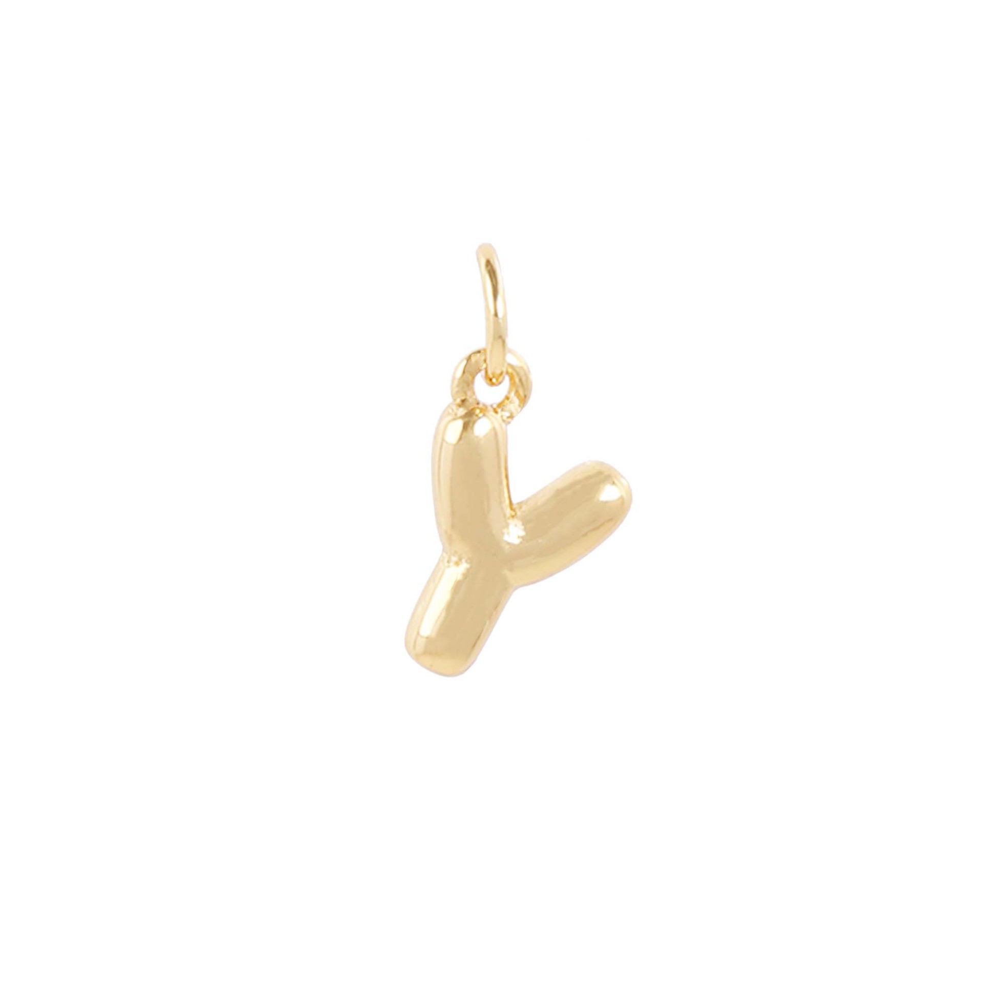 25:18k gold single letter y
