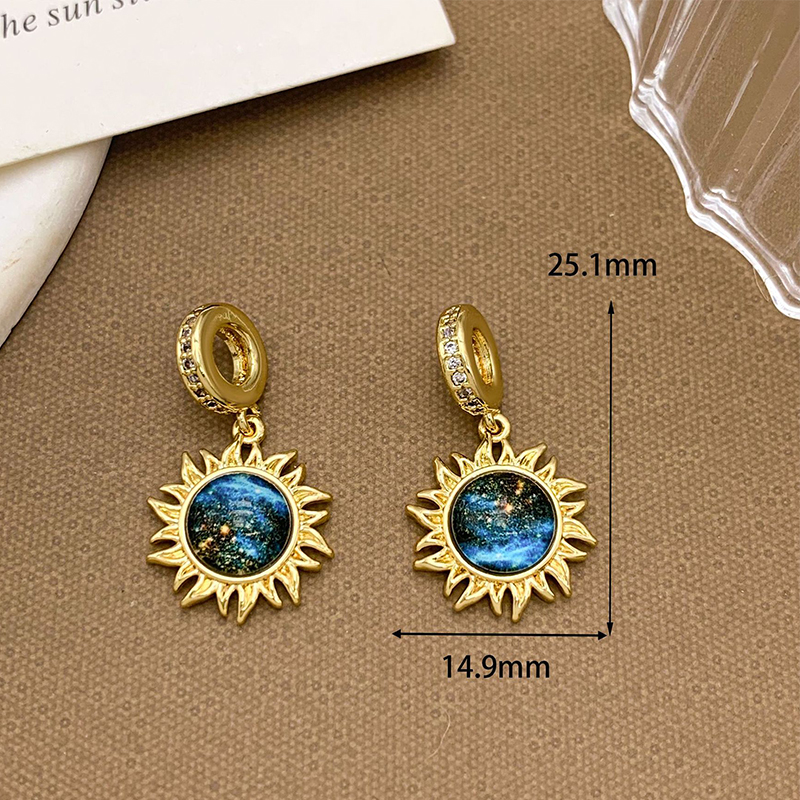 20:Xl2322 sun planet pendant gold