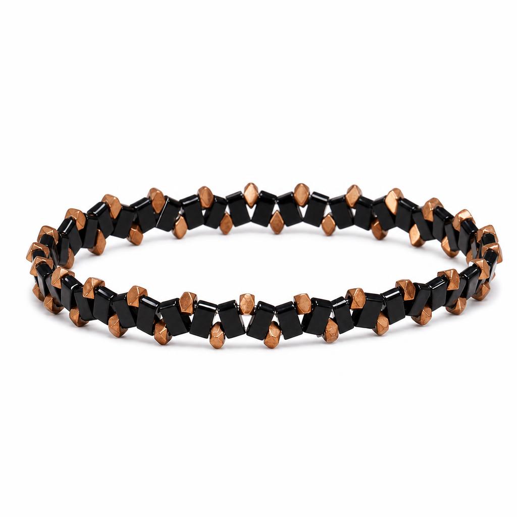 25:Bright black agate