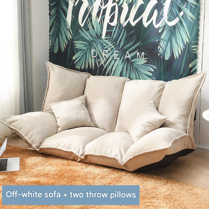 160cm off-white sofa   two pillows