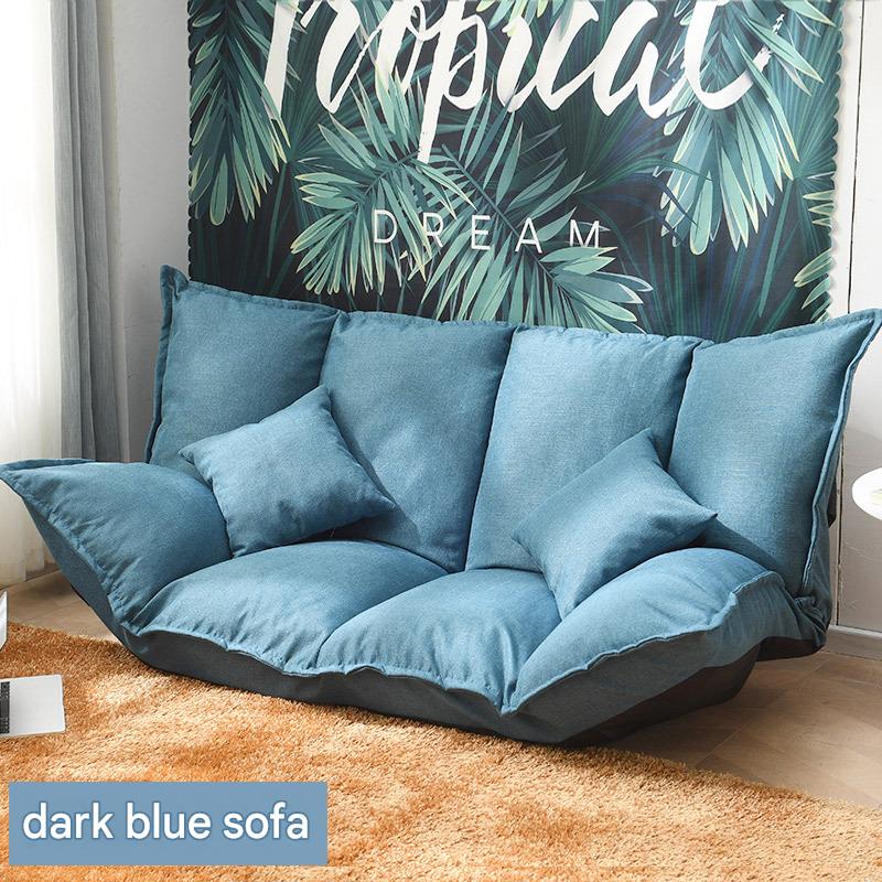 160cm dark blue sofa