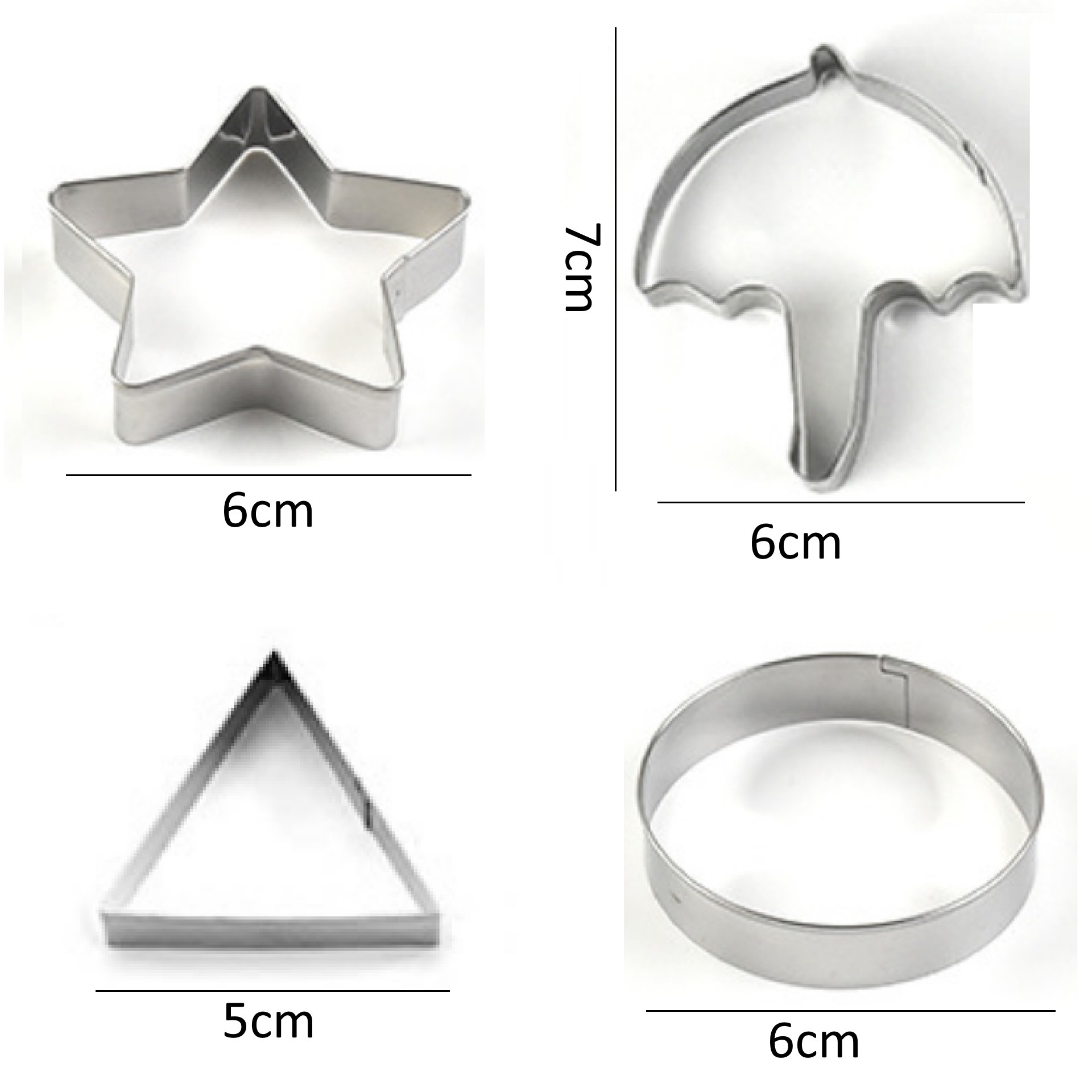 410# sugar cookie mold 4-piece set