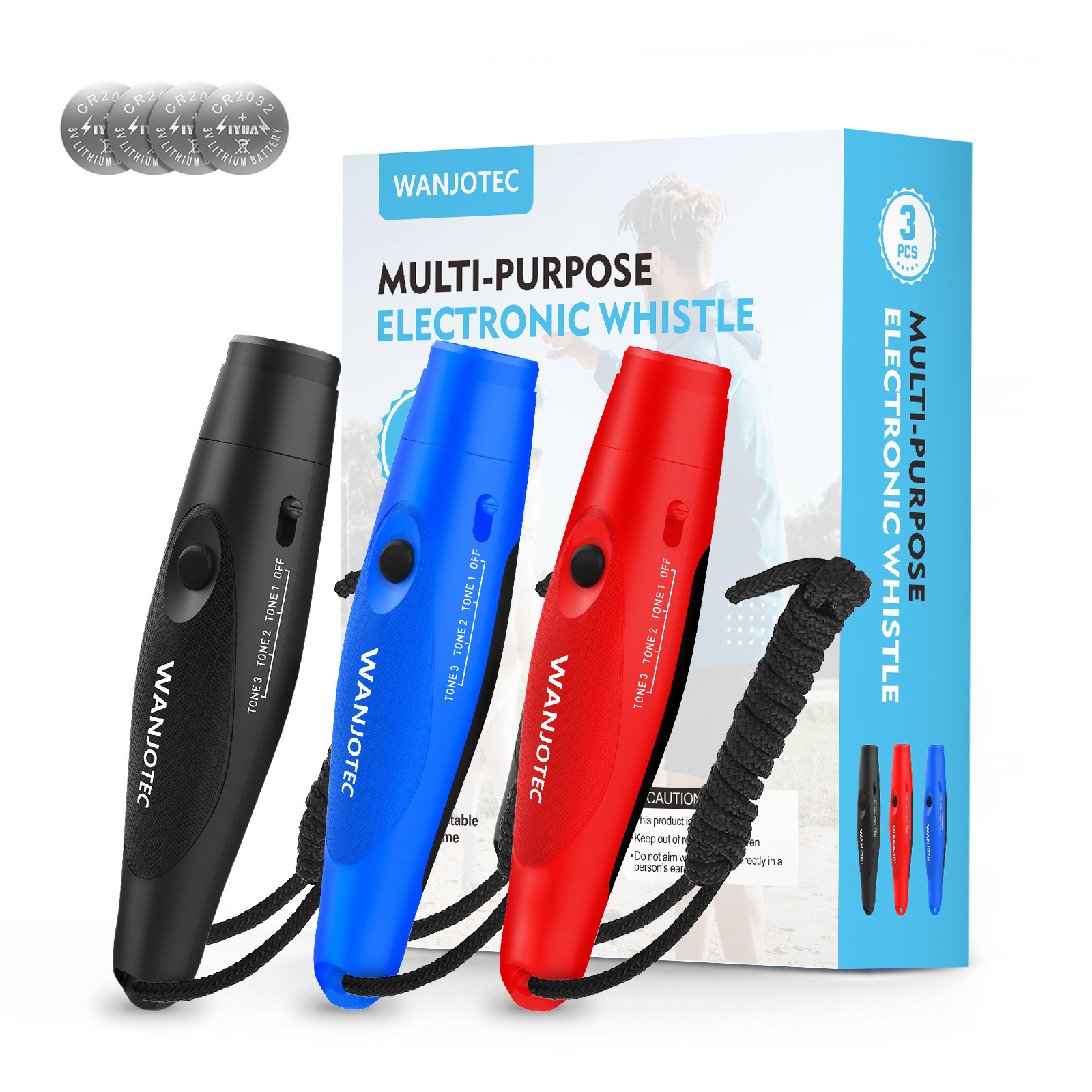 Black Red Blue (Three Pack)