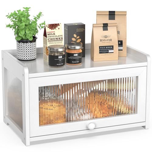 White bread cabinet