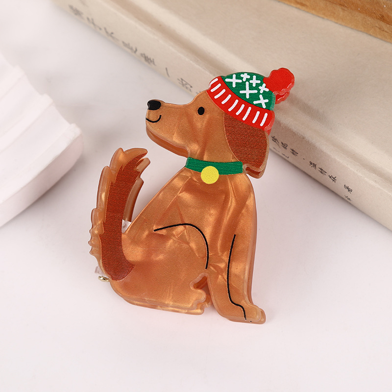 Happy Christmas puppy