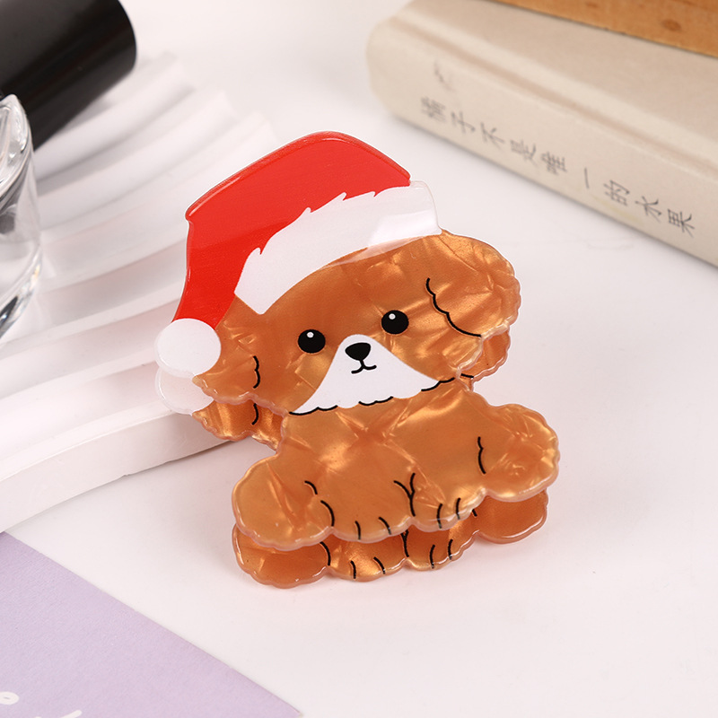 5:Christmas hat puppy