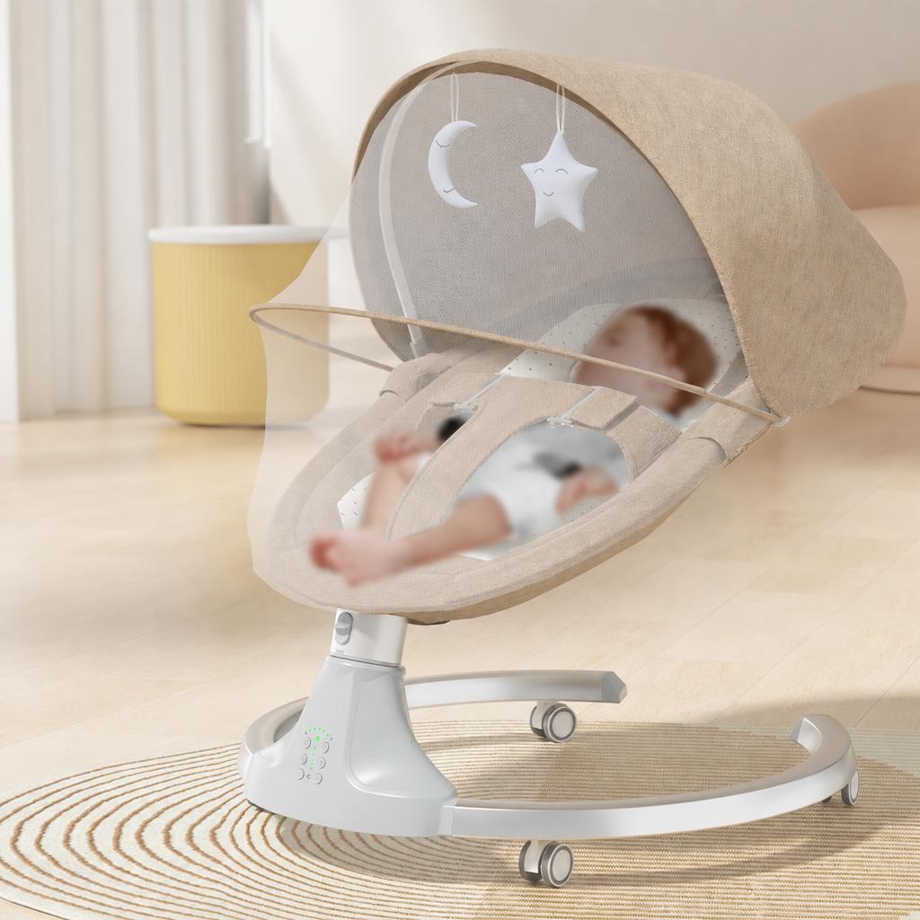 coffee color   bluetooth   mesh canopy   plush toy   remote control   u-shaped design   power supply   removable