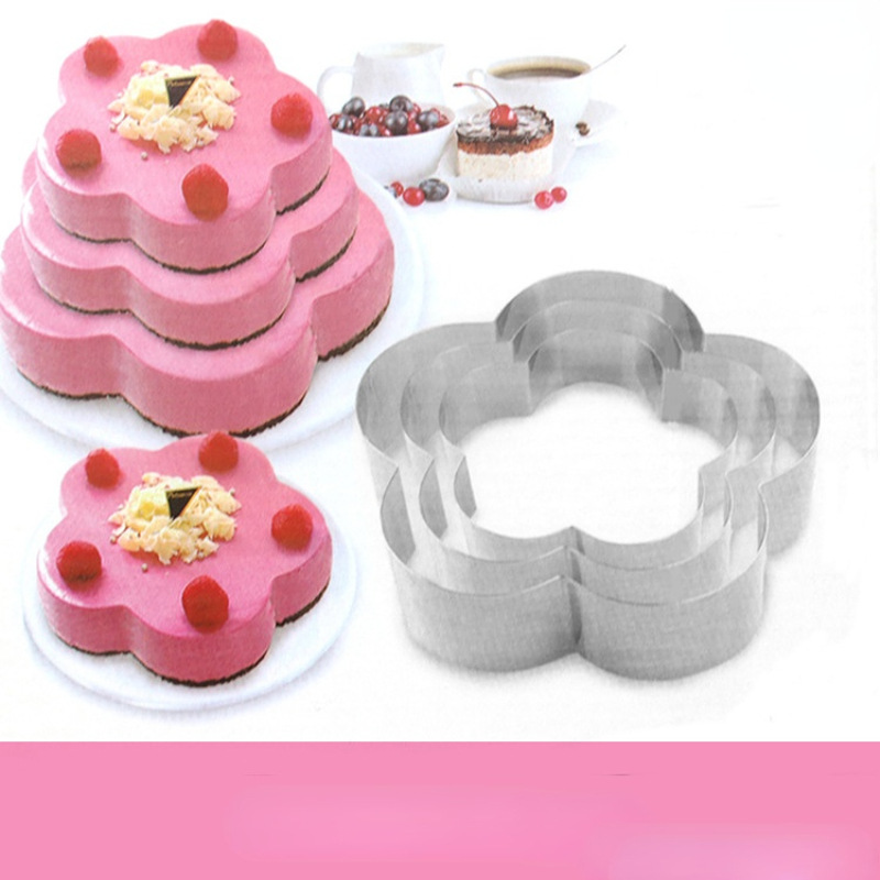 3 piece flower shape set