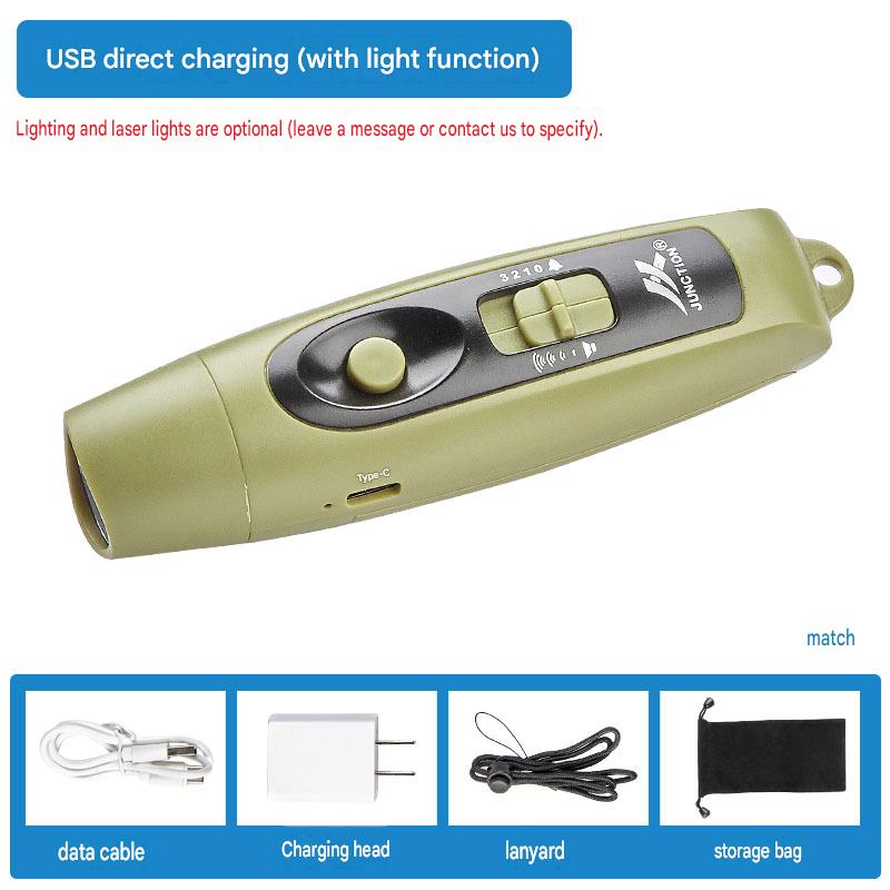 USB direct charge Army Green-with lamp function