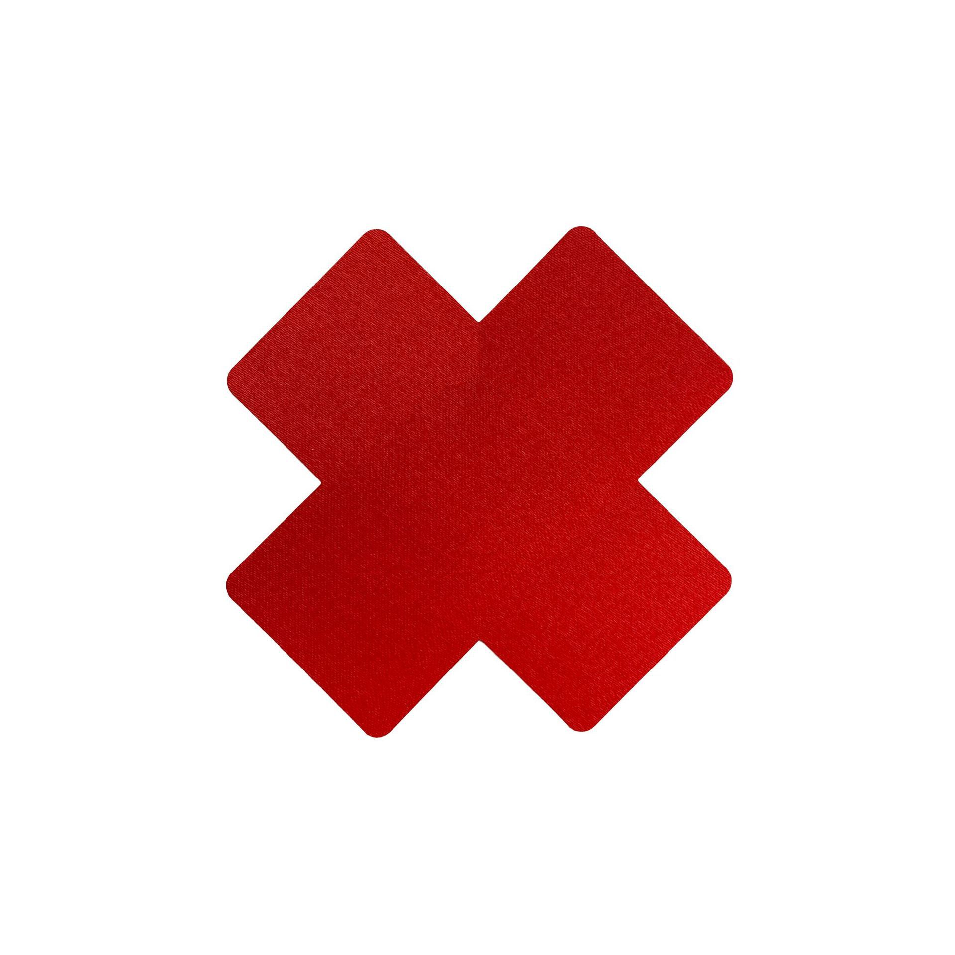 Silk red cross