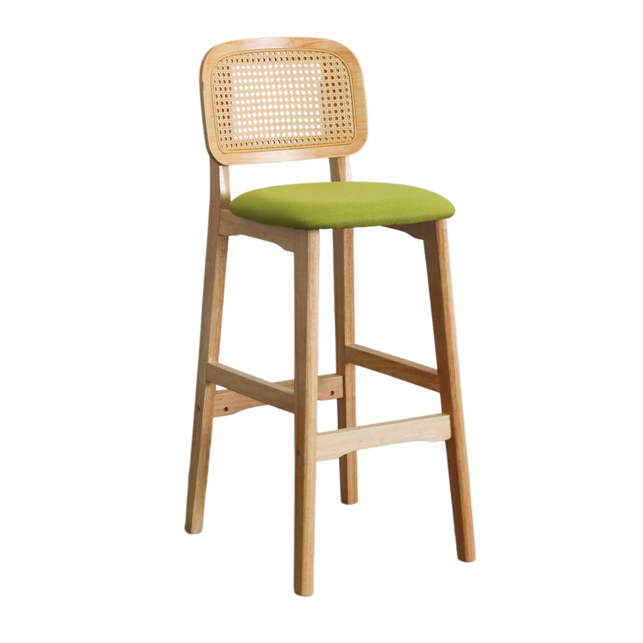 Log frame green cloth